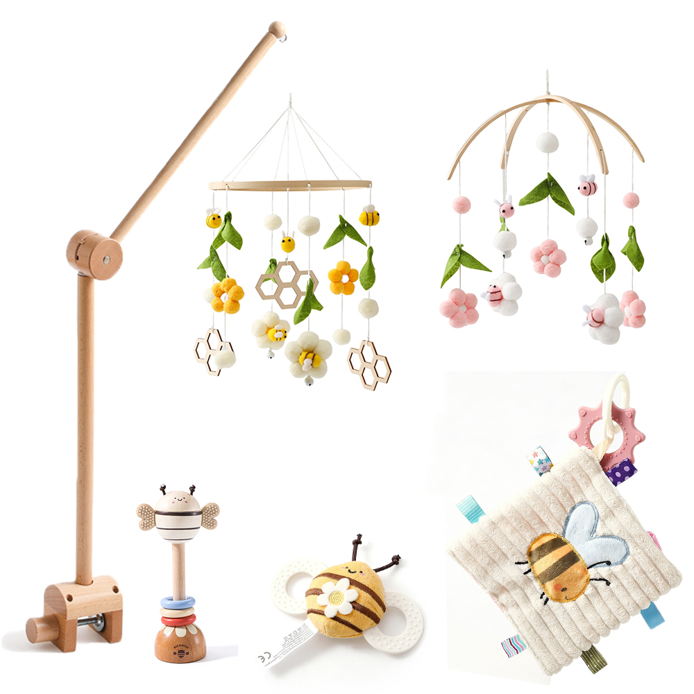 Baby Nursery Game - Baby Crib Mobile Rattle Toy For