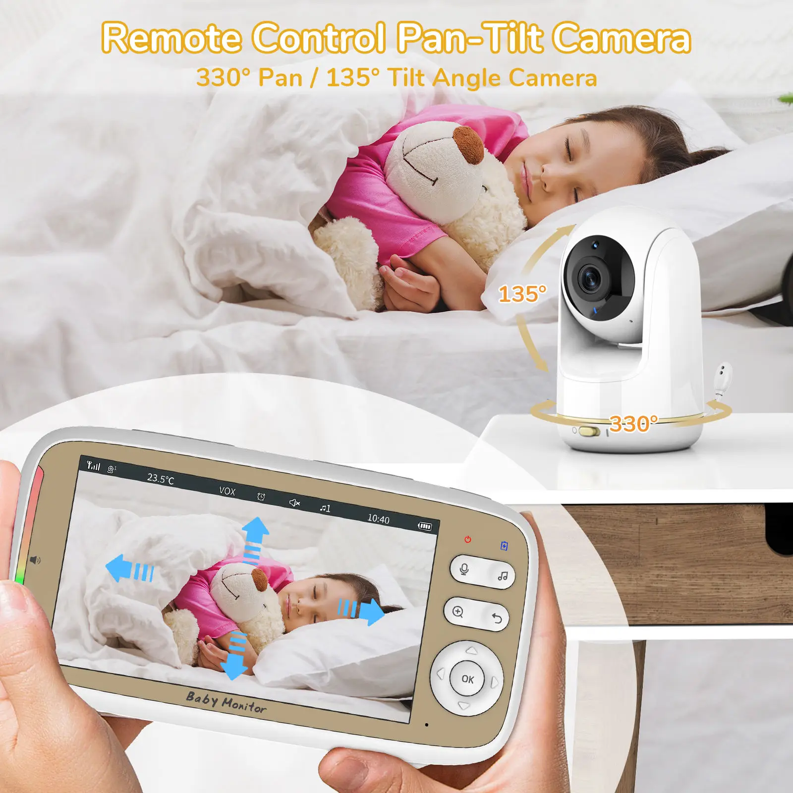 VB803 PRO Baby Monitor with 2p - Baby Nursery Camera review and price