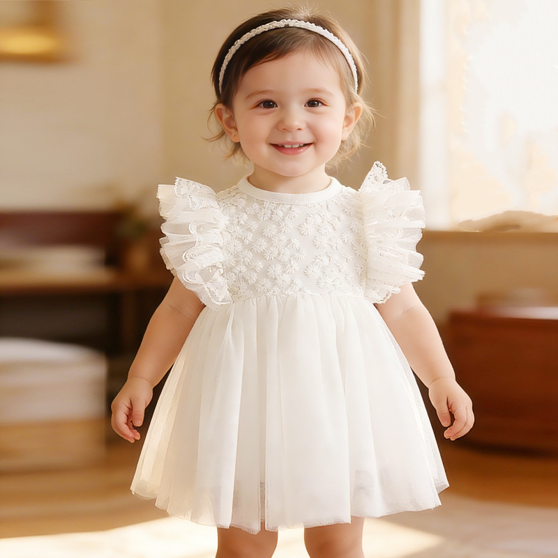 Ruffles Lace Newborn Baby Girl - Baby Nursery Embroidery review and price