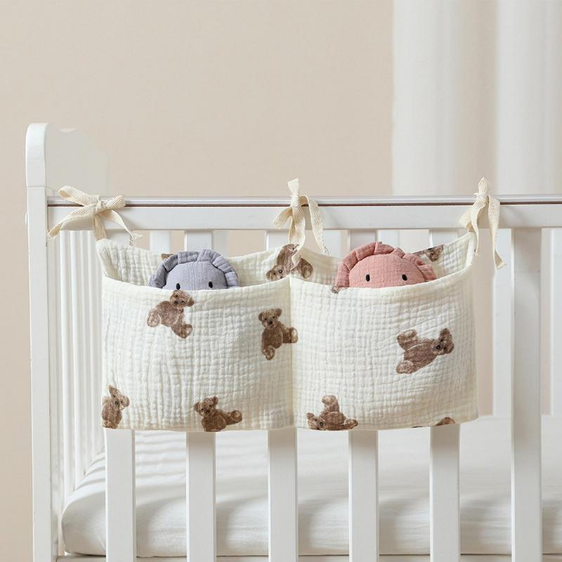 Baby Crib Organizer Cot Caddy  - Baby Nursery Animal Prints review and price