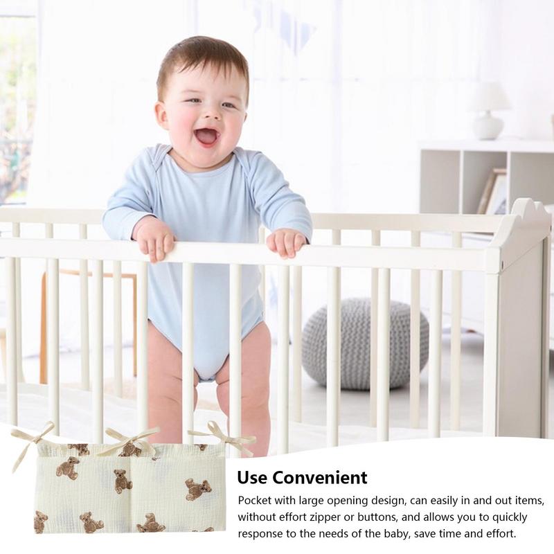 Baby Crib Organizer Cot Caddy  - Baby Nursery Animal Prints review and price