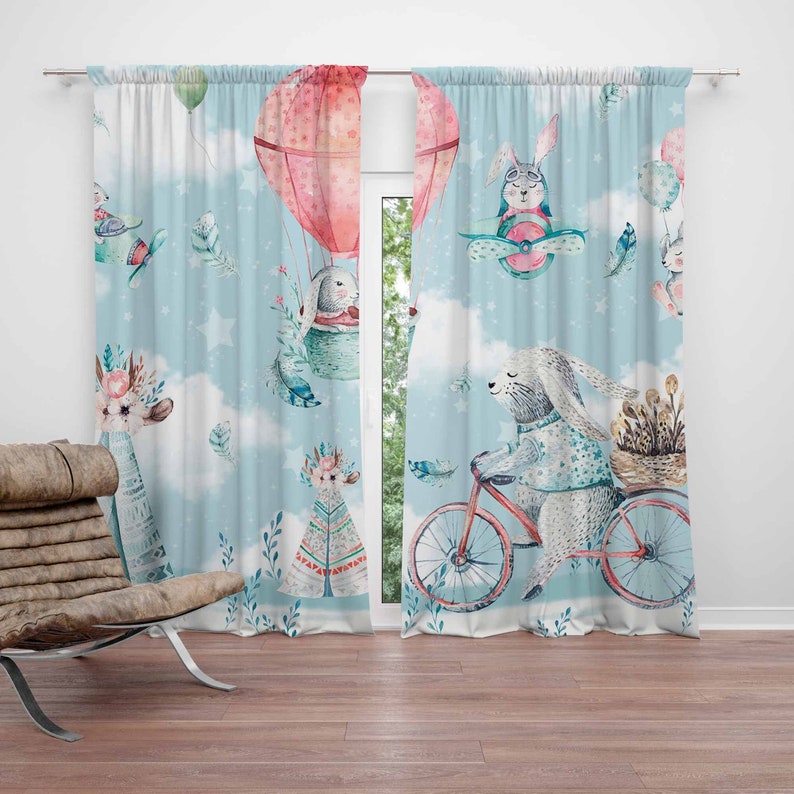 Little Bunny Nursery Curtain K - Baby Nursery Blackout Curtains review and price