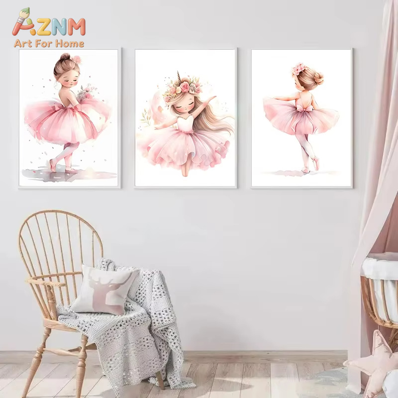 1PC,Pink Ballerina Girl Unicor - Baby Nursery Pink review and price
