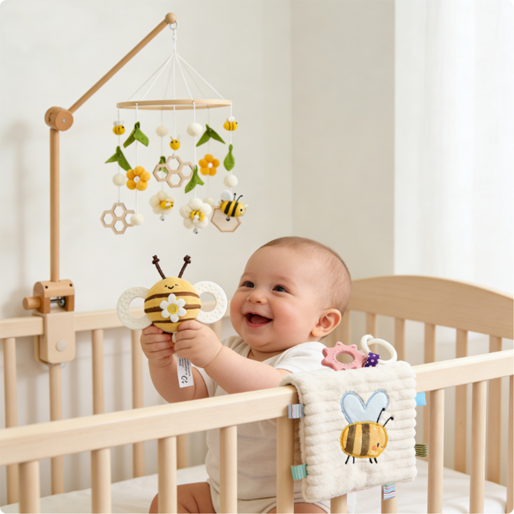 Baby Crib Mobile Rattle Toy Fo - Baby Nursery Game review and price