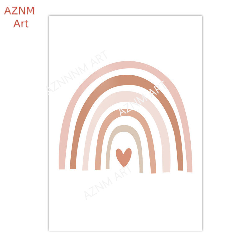 1/3PCS ，Cartoon Heart Rainbow  - Baby Nursery Pink review and price