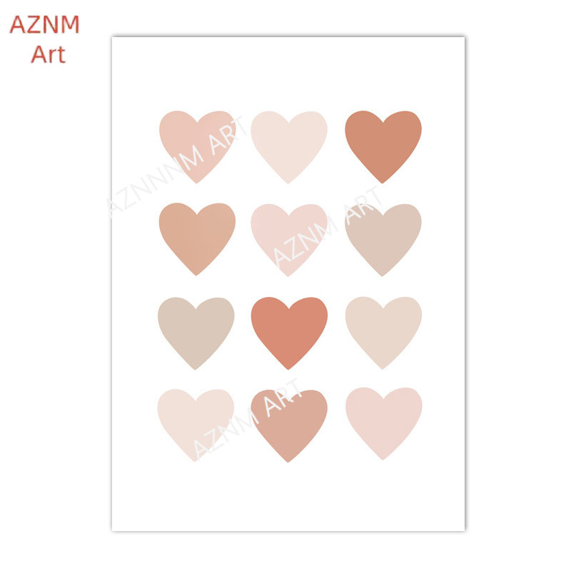 1/3PCS ，Cartoon Heart Rainbow  - Baby Nursery Pink review and price
