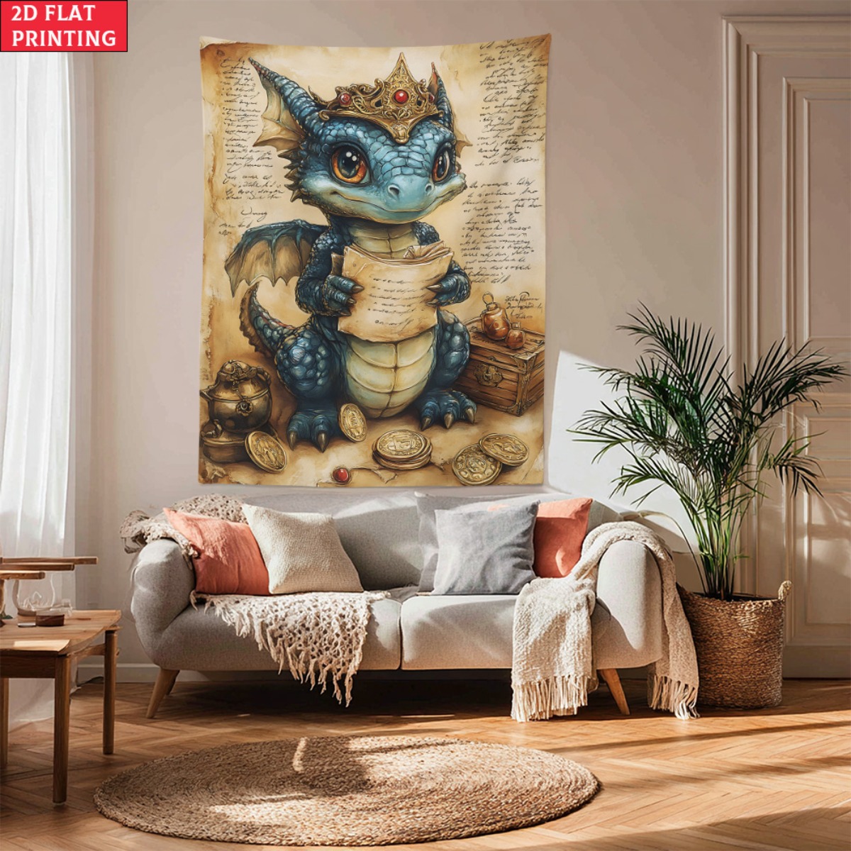 Dragon baby crown treasure fan - Baby Nursery Art review and price