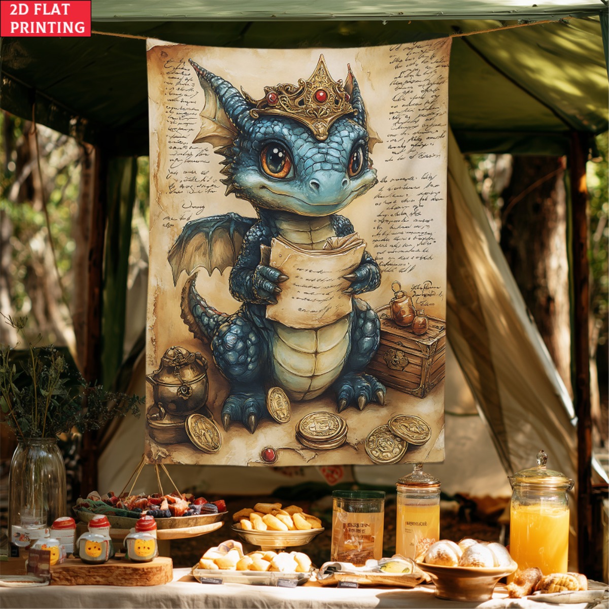 Dragon baby crown treasure fan - Baby Nursery Art review and price