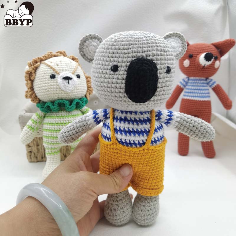 Baby Crochet Stuffed Lion Koal - Baby Nursery Game review and price