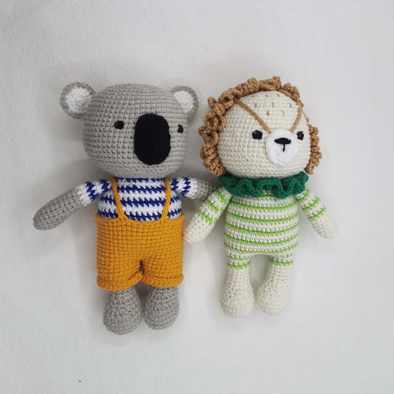 Baby Crochet Stuffed Lion Koal - Baby Nursery Game review and price