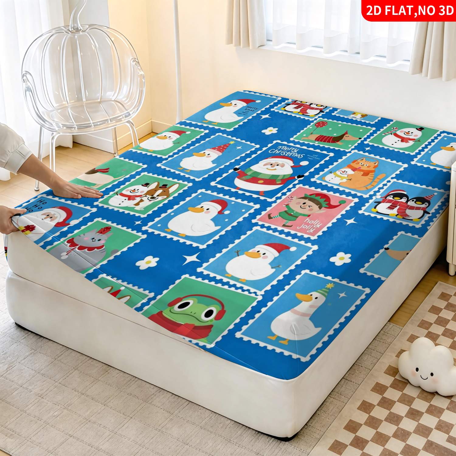 Christmas Animal Stamp Pattern - Baby Nursery Animal Theme review and price