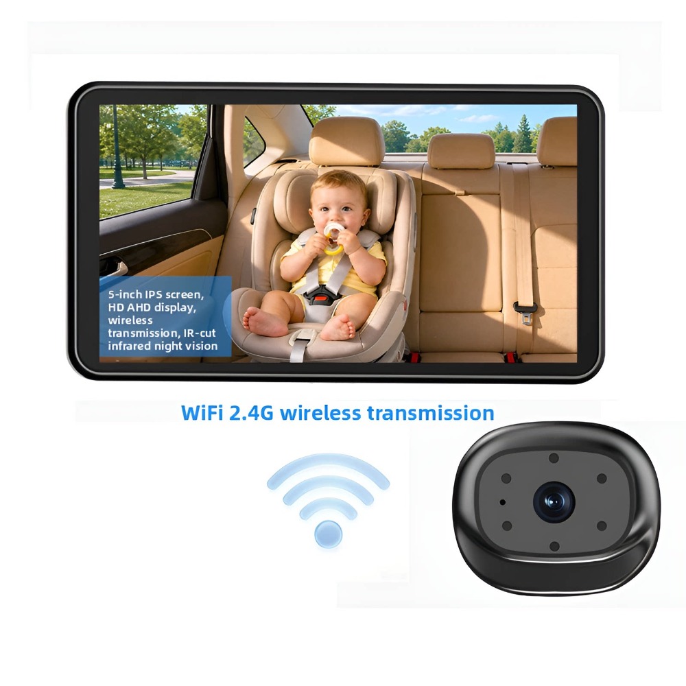 5 Inch HD Baby Monitor Wireles - Baby Nursery Camera review and price
