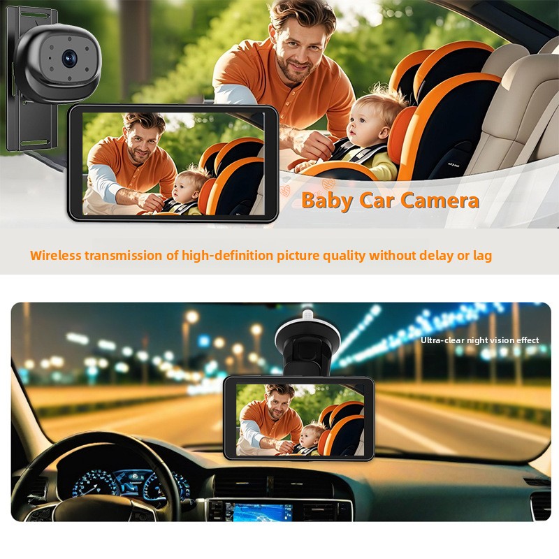 5 Inch HD Baby Monitor Wireles - Baby Nursery Camera review and price