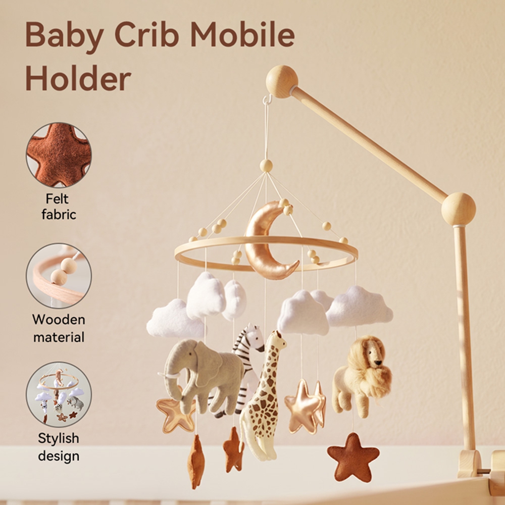 Wooden Bed Bell Baby Crib Mobi - Baby Nursery Game review and price