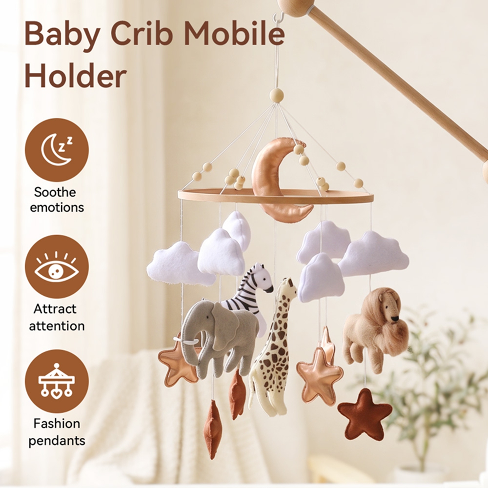 Wooden Bed Bell Baby Crib Mobi - Baby Nursery Game review and price