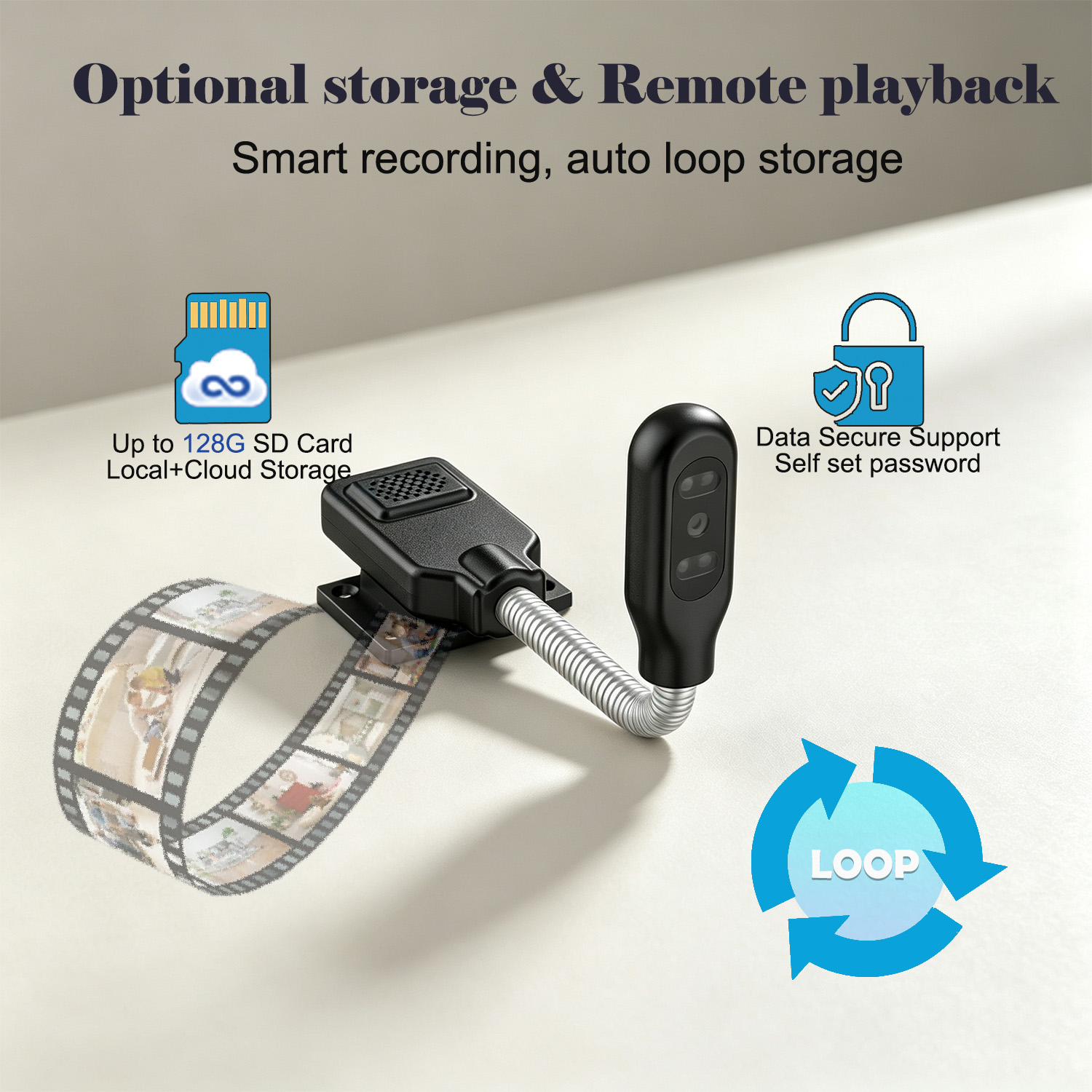 Flexible Gooseneck Baby Pet Mo - Baby Nursery Camera review and price