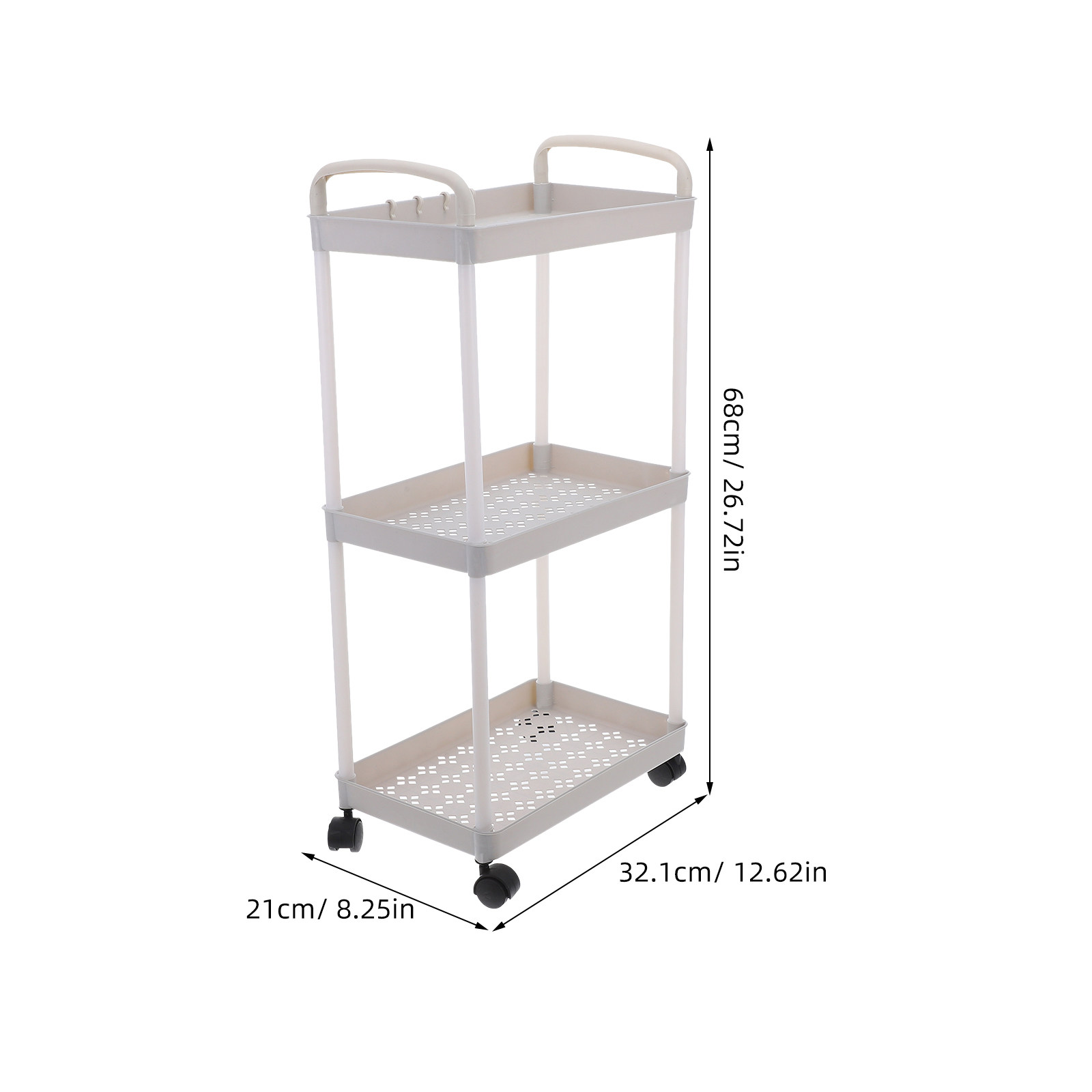 3 Tier Plastic Storage Cart Ro - Baby Nursery Cart review and price