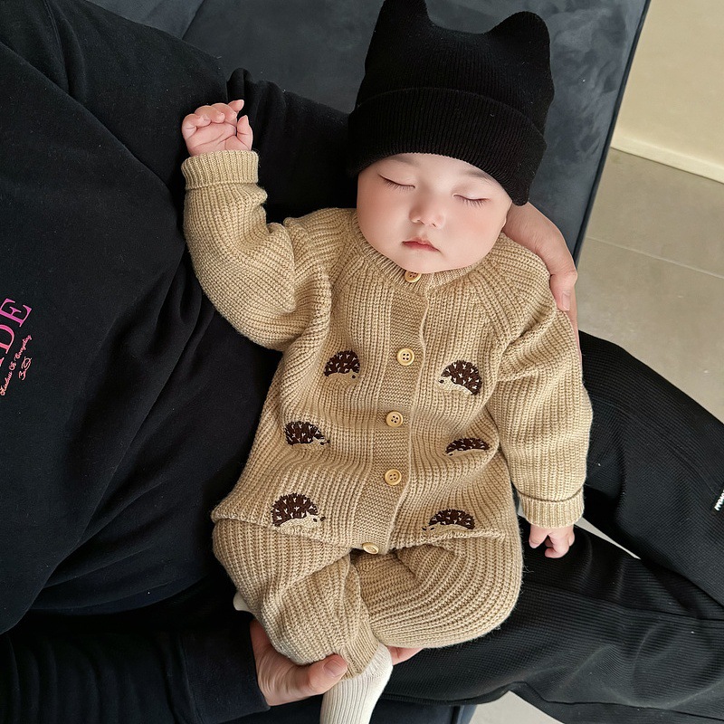 Hedgehog Embroidery Baby Knitt - Baby Nursery Embroidery review and price