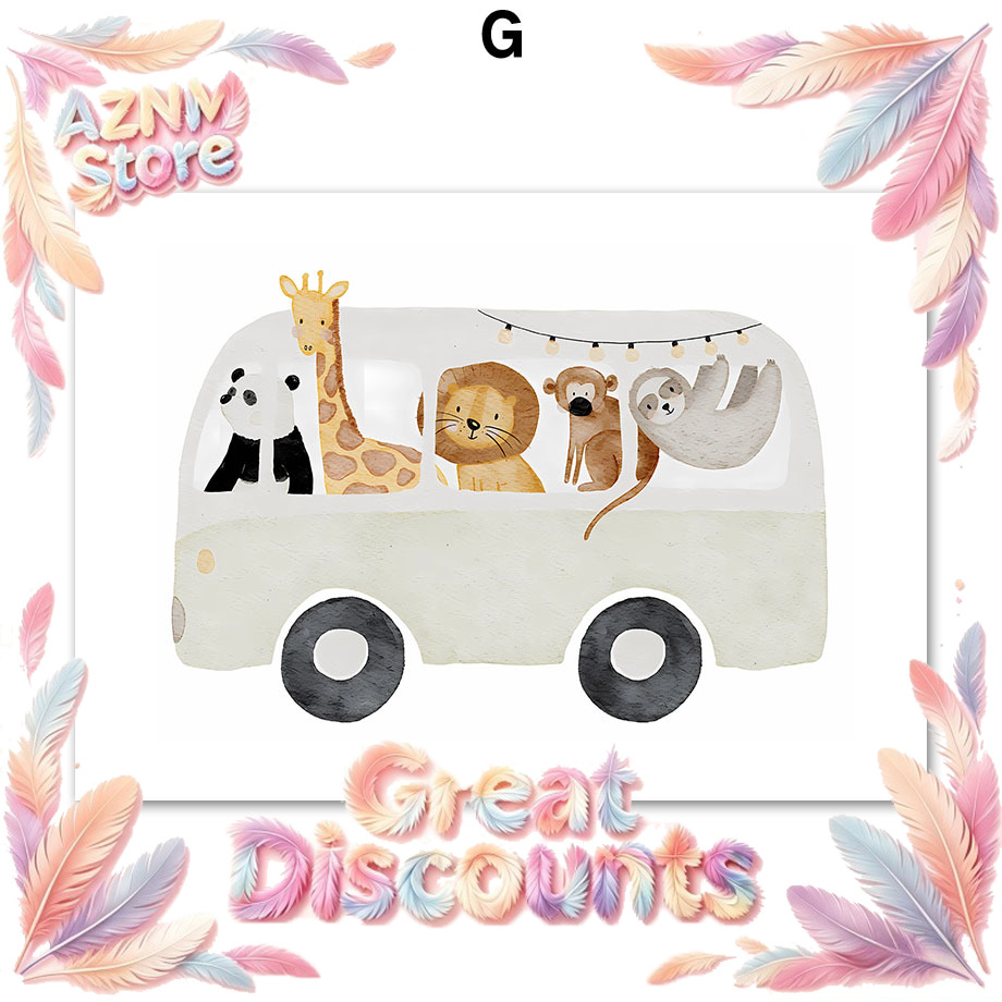 Boho Animals Friend Elephant R - Baby Nursery Animal Prints review and price
