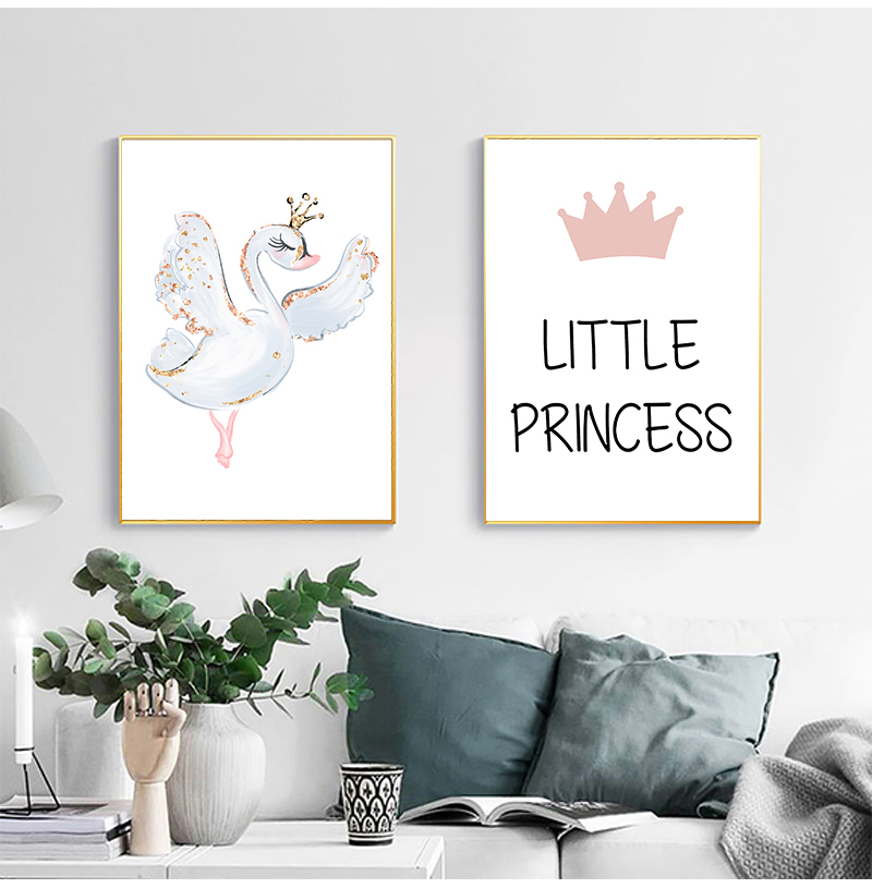 1pc frameless Little Princess  - Baby Nursery Pink review and price