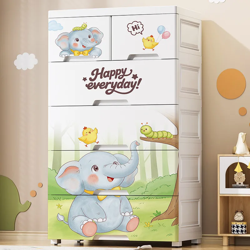 58cm Wide Cartoon Storage Cabi - Baby Nursery Drawers review and price