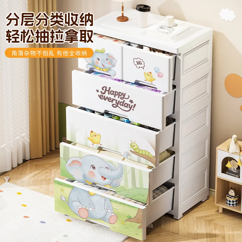 58cm Wide Cartoon Storage Cabi - Baby Nursery Drawers review and price