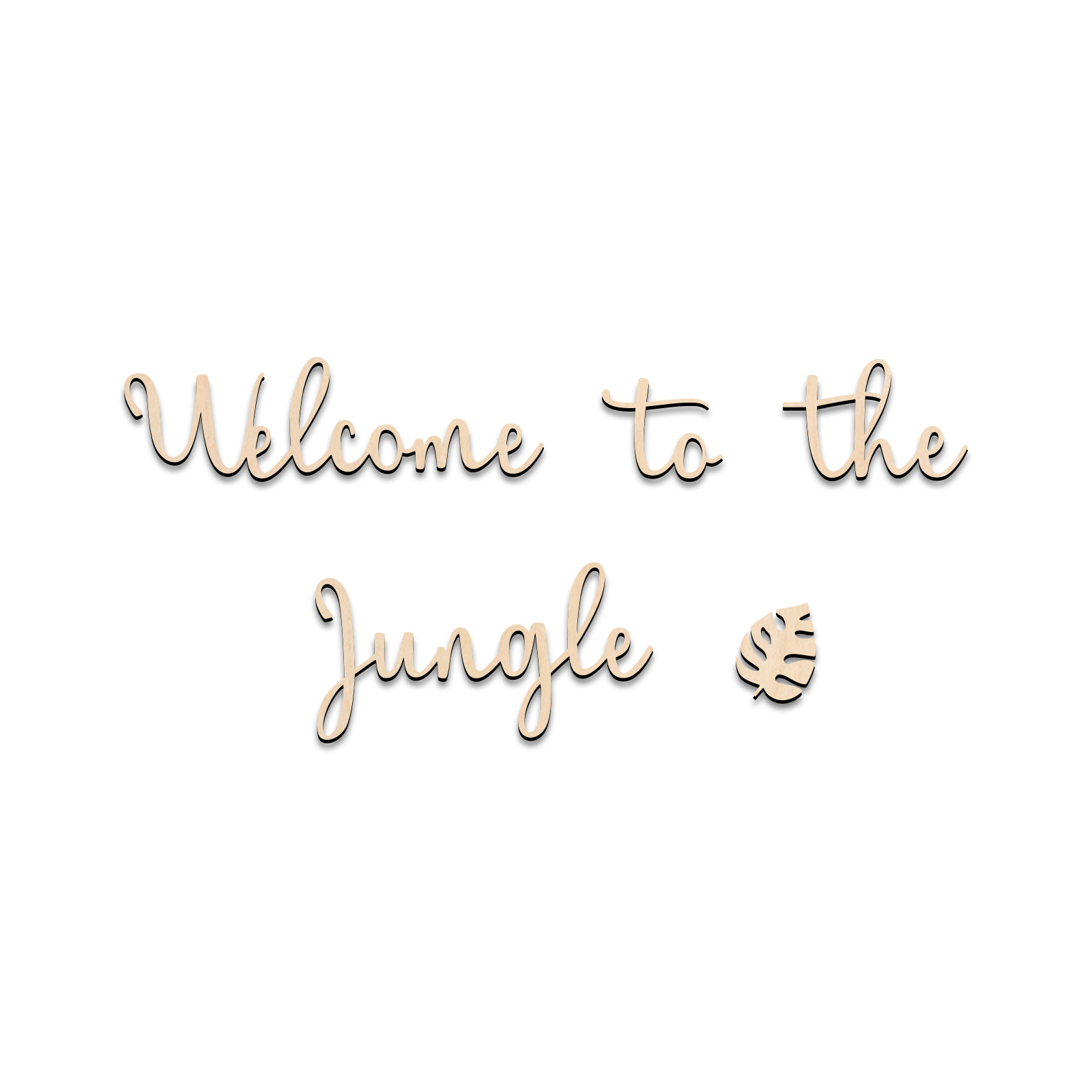 Welcome to the Jungle Wooden S - Baby Nursery Art review and price