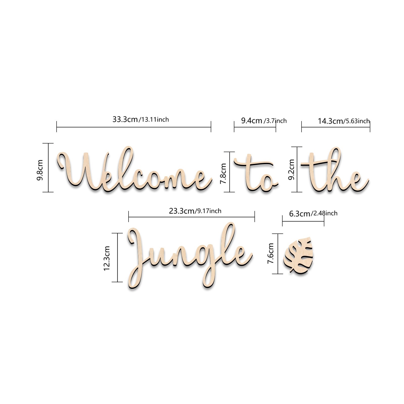 Welcome to the Jungle Wooden S - Baby Nursery Art review and price