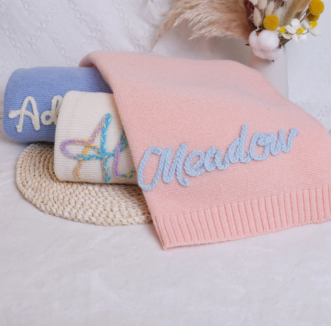 Personalized Baby Blanket  Cus - Baby Nursery Embroidery review and price