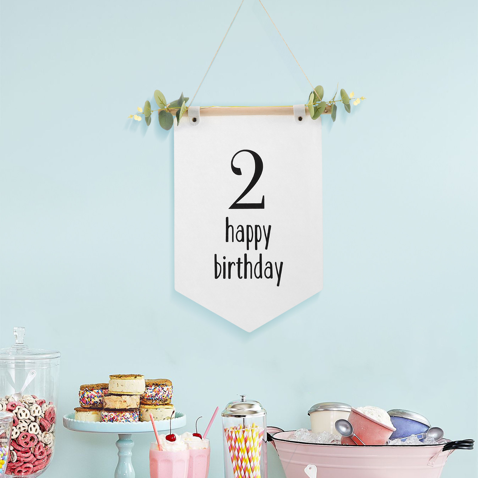 Felt Birthday Banner Forest Th - Baby Nursery Animal Theme review and price