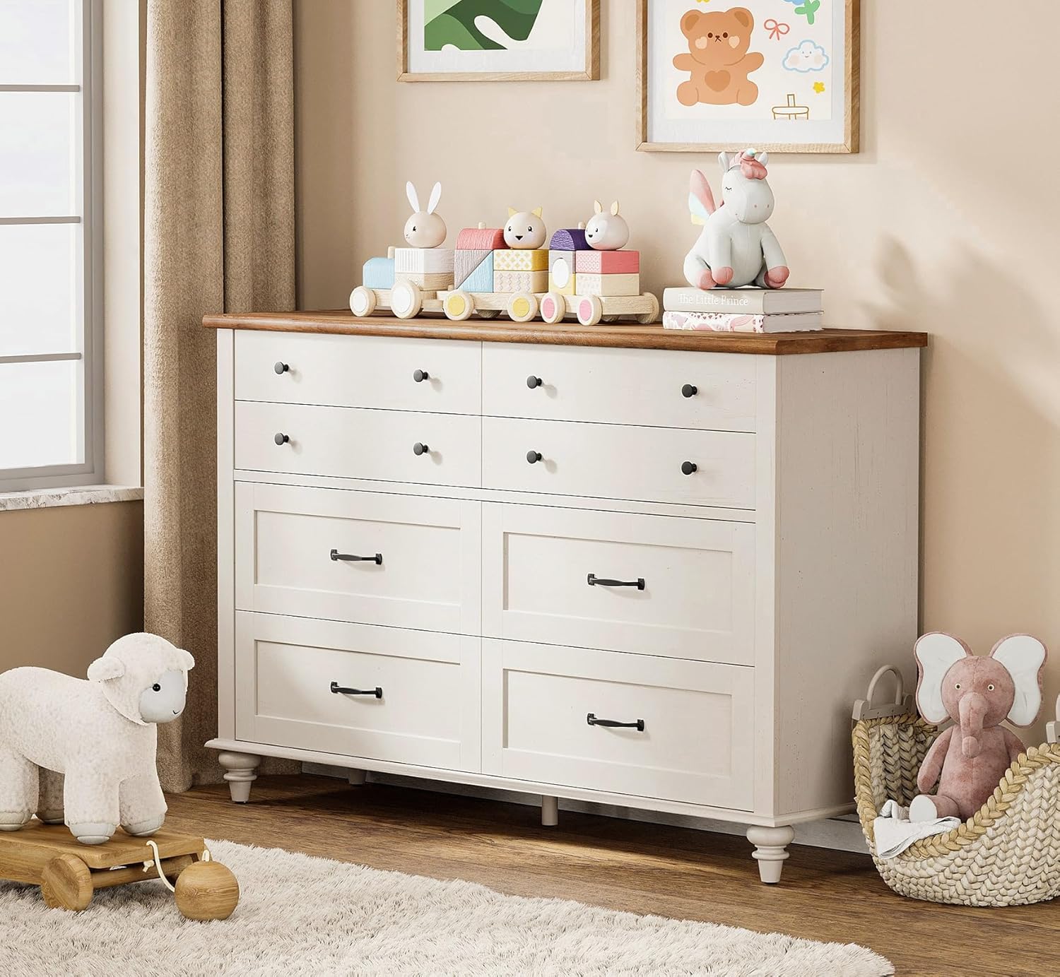 Modern  Kids Dresser with 7 Dr - Baby Nursery Drawers review and price