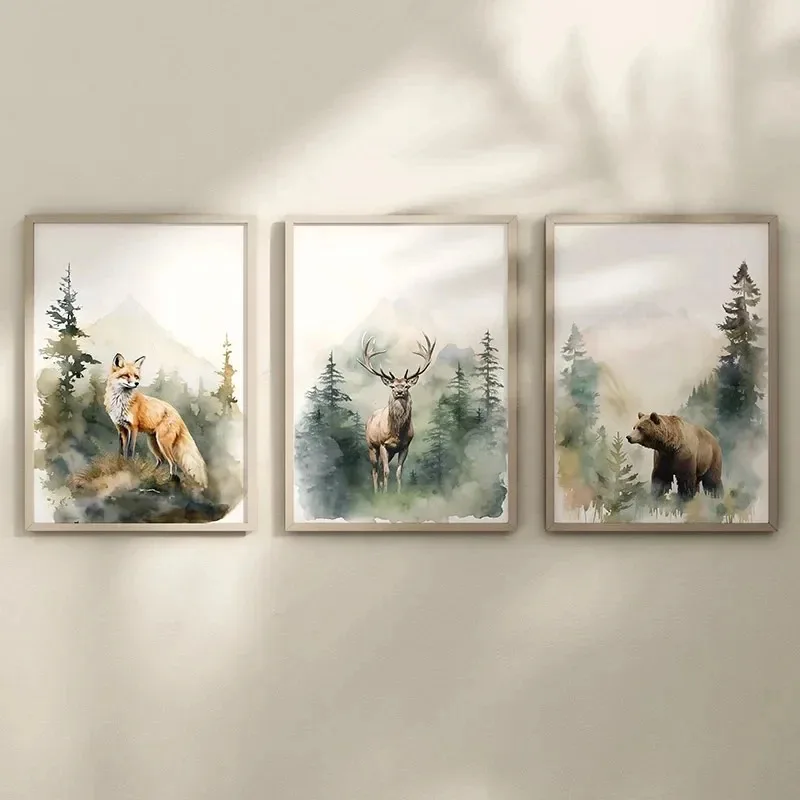 Nordic Posters and Prints Fore - Baby Nursery Animal Prints review and price
