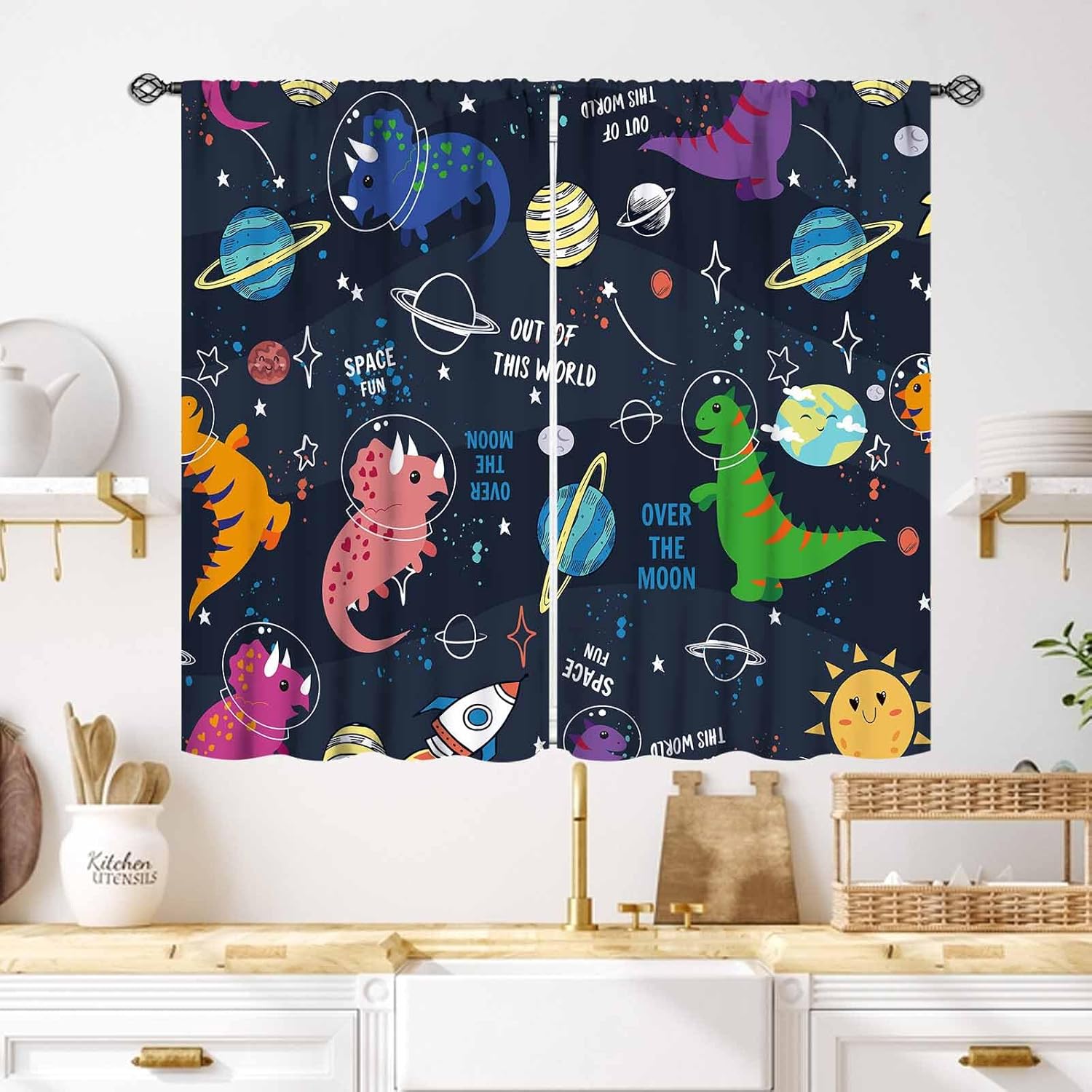 Dinosaur Curtains for Kids Roo - Baby Nursery Animal Theme review and price
