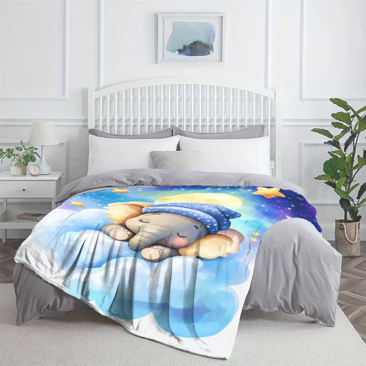 Sleeping Baby Elephant Cloud S - Baby Nursery Animal Theme review and price